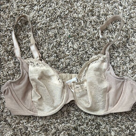 Wacoal Basic Benefits Unlined Full Figure Underwire Bra Sz 38C - Picture 3 of 10